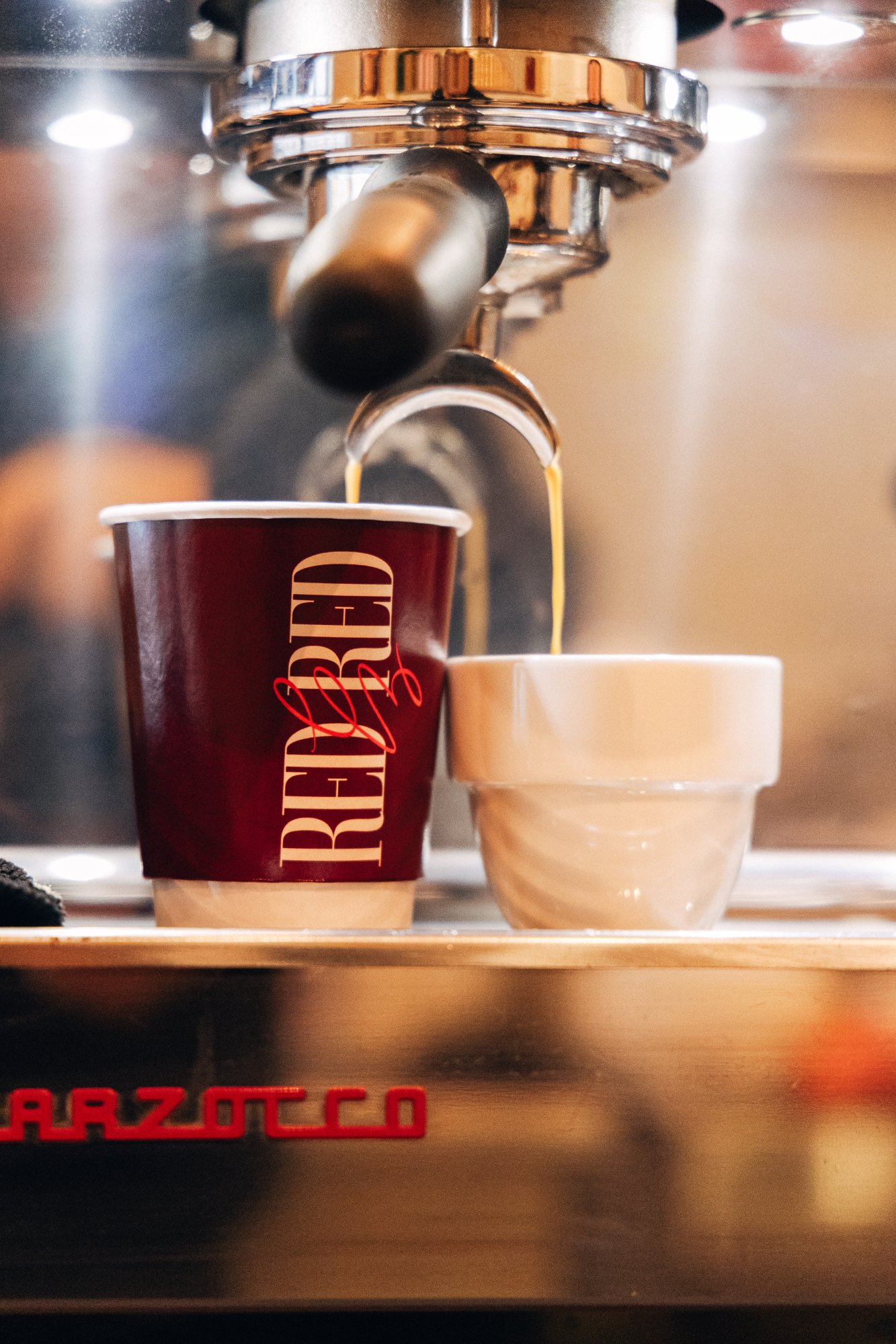 Specialty coffee at Red and Red café